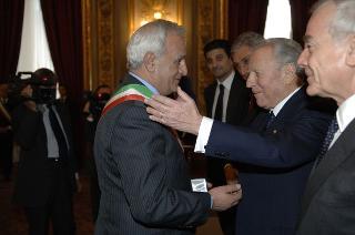 Cerimonia di consegna delle Medaglie d'Oro al Merito Civile ai Comuni colpiti dal terremoto del 1980