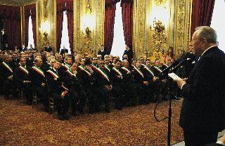 Cerimonia di consegna delle Medaglie d'Oro al Merito Civile ai Comuni colpiti dal terremoto del 1980