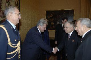 Incontro di Carlo Azeglio Ciampi con il Presidente della Repubblica di Polonia, Lech Kaczynski