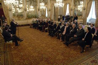 Incontro del Presidente della Repubblica con una delegazione della Federazione Italiana delle Associazioni &quot;Amici dei Musei&quot;, in occasione del trentennale di fondazione