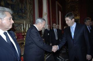 Incontro di Carlo Azeglio Ciampi con il Presidente della Repubblica di Bulgaria, Georgi Parvanov