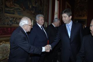 Incontro di Carlo Azeglio Ciampi con il Presidente della Repubblica di Bulgaria, Georgi Parvanov