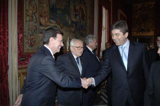 Incontro di Carlo Azeglio Ciampi con il Presidente della Repubblica di Bulgaria, Georgi Parvanov