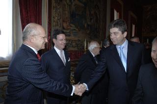 Incontro di Carlo Azeglio Ciampi con il Presidente della Repubblica di Bulgaria, Georgi Parvanov
