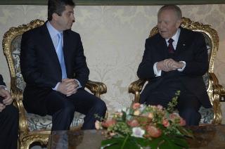 Incontro di Carlo Azeglio Ciampi con il Presidente della Repubblica di Bulgaria, Georgi Parvanov