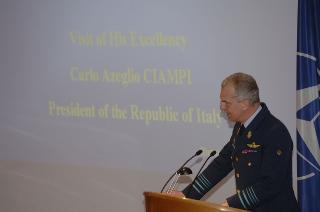 Intervento del Presidente della Repubblica alla celebrazione del 40° anniversario dell'insediamento a Roma del NATO Defence College