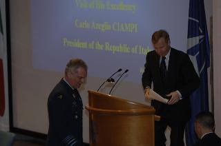 Intervento del Presidente della Repubblica alla celebrazione del 40° anniversario dell'insediamento a Roma del NATO Defence College