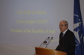 Intervento del Presidente della Repubblica alla celebrazione del 40° anniversario dell'insediamento a Roma del NATO Defence College