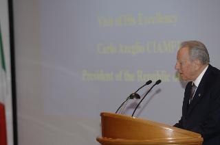 Intervento del Presidente della Repubblica alla celebrazione del 40° anniversario dell'insediamento a Roma del NATO Defence College