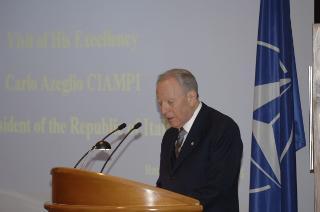Intervento del Presidente della Repubblica alla celebrazione del 40° anniversario dell'insediamento a Roma del NATO Defence College