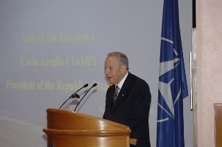 Intervento del Presidente della Repubblica alla celebrazione del 40° anniversario dell'insediamento a Roma del NATO Defence College