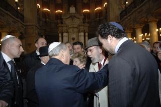 Visita del Presidente della Repubblica al rinnovato Museo Ebraico ed al Tempio Maggiore di Roma