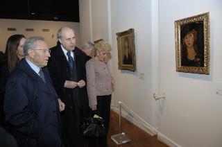 Visita del Presidente della Repubblica alla Mostra &quot;Modigliani&quot;
