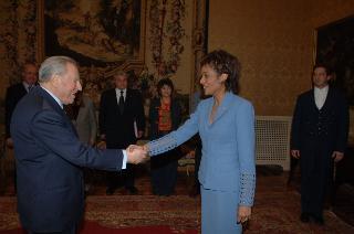 Incontro del Presidente della Repubblica con il Governatore Generale del Canada, Michaelle Jean