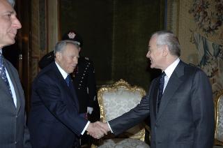Incontro del Presidente della Repubblica con i promotori ed i vincitori della XXVI^ edizione del "Premio Ischia Internazionale di Giornalismo"