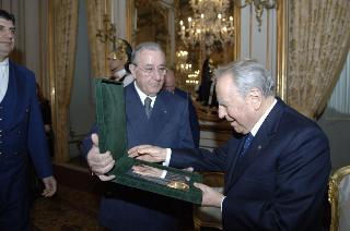 Incontro del Presidente della Repubblica con i promotori ed i vincitori della XXVI^ edizione del "Premio Ischia Internazionale di Giornalismo"