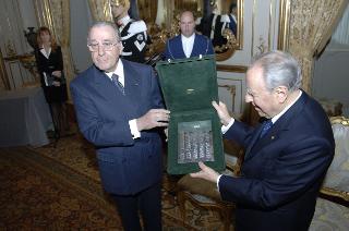 Incontro del Presidente della Repubblica con i promotori ed i vincitori della XXVI^ edizione del "Premio Ischia Internazionale di Giornalismo"