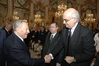 Incontro del Presidente della Repubblica con i promotori ed i vincitori della XXVI^ edizione del "Premio Ischia Internazionale di Giornalismo"