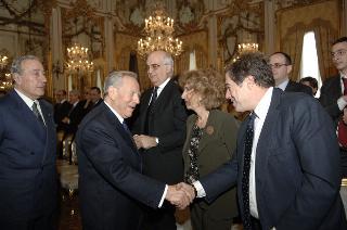 Incontro del Presidente della Repubblica con i promotori ed i vincitori della XXVI^ edizione del "Premio Ischia Internazionale di Giornalismo"
