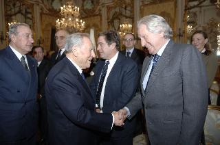 Incontro del Presidente della Repubblica con i promotori ed i vincitori della XXVI^ edizione del "Premio Ischia Internazionale di Giornalismo"