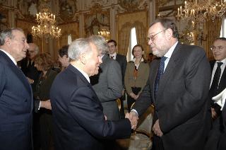 Incontro del Presidente della Repubblica con i promotori ed i vincitori della XXVI^ edizione del "Premio Ischia Internazionale di Giornalismo"