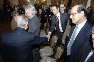 Incontro del Presidente della Repubblica con i promotori ed i vincitori della XXVI^ edizione del "Premio Ischia Internazionale di Giornalismo"
