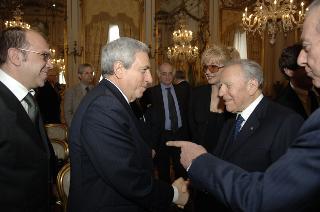 Incontro del Presidente della Repubblica con i promotori ed i vincitori della XXVI^ edizione del "Premio Ischia Internazionale di Giornalismo"