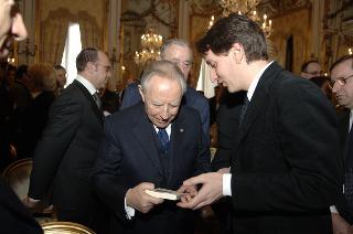 Incontro del Presidente della Repubblica con i promotori ed i vincitori della XXVI^ edizione del "Premio Ischia Internazionale di Giornalismo"