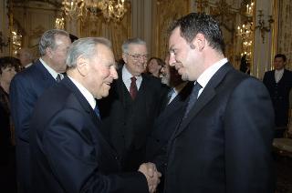 Incontro del Presidente della Repubblica con i promotori ed i vincitori della XXVI^ edizione del "Premio Ischia Internazionale di Giornalismo"