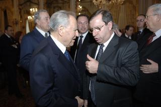 Incontro del Presidente della Repubblica con i promotori ed i vincitori della XXVI^ edizione del "Premio Ischia Internazionale di Giornalismo"