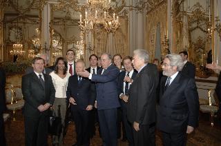Incontro del Presidente della Repubblica con i promotori ed i vincitori della XXVI^ edizione del "Premio Ischia Internazionale di Giornalismo"