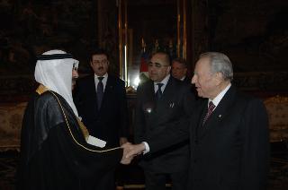 Presentazione delle Lettere Credenziali del nuovo Ambasciatore del Regno dell'Arabia Saudita, Mohammed Ibrahim A. Al Jarallah