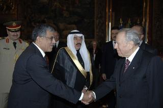 Presentazione delle Lettere Credenziali del nuovo Ambasciatore del Regno dell'Arabia Saudita, Mohammed Ibrahim A. Al Jarallah