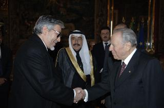 Presentazione delle Lettere Credenziali del nuovo Ambasciatore del Regno dell'Arabia Saudita, Mohammed Ibrahim A. Al Jarallah