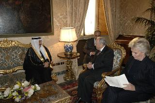 Presentazione delle Lettere Credenziali del nuovo Ambasciatore del Regno dell'Arabia Saudita, Mohammed Ibrahim A. Al Jarallah