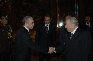 Presentazione delle Lettere Credenziali del nuovo Ambasciatore della Repubblica Araba d'Egitto,  Mohamed Ashraf Gamal Eldin Rashed