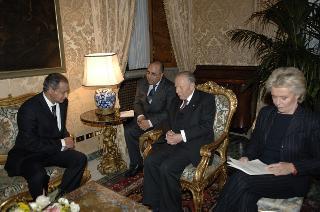 Presentazione delle Lettere Credenziali del nuovo Ambasciatore della Repubblica Araba d'Egitto,  Mohamed Ashraf Gamal Eldin Rashed