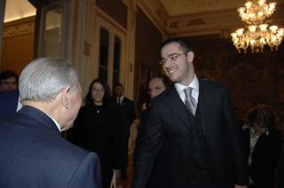 Il Presidente della Repubblica riceve Paolo Terribile, Presidente del Club dei Distretti Italiani, con una delegazione dell'Associazione: per presentare la "Guida ai Distretti Italiani 2005-2006"