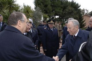 Cerimonia di commemorazione del Capo Dipartimento del SISMI, Nicola Calipari