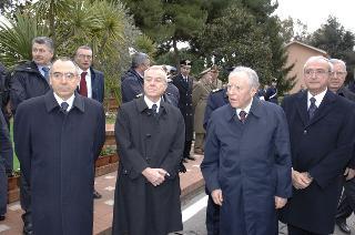 Cerimonia di commemorazione del Capo Dipartimento del SISMI, Nicola Calipari