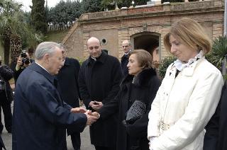 Cerimonia di commemorazione del Capo Dipartimento del SISMI, Nicola Calipari