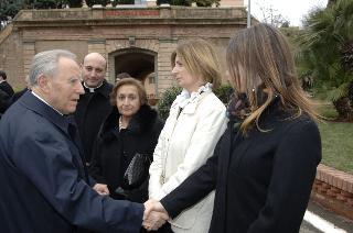Cerimonia di commemorazione del Capo Dipartimento del SISMI, Nicola Calipari