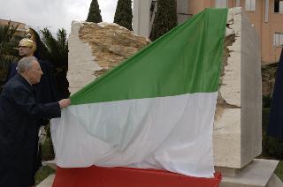 Cerimonia di commemorazione del Capo Dipartimento del SISMI, Nicola Calipari