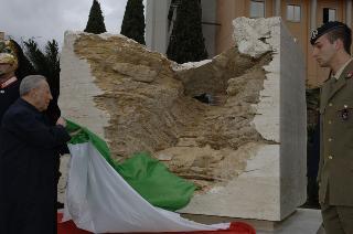 Cerimonia di commemorazione del Capo Dipartimento del SISMI, Nicola Calipari