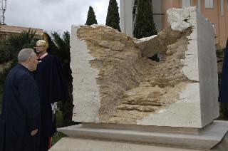 Cerimonia di commemorazione del Capo Dipartimento del SISMI, Nicola Calipari