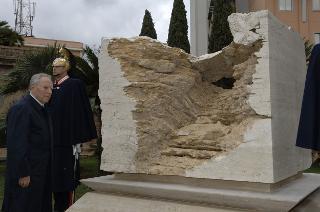 Cerimonia di commemorazione del Capo Dipartimento del SISMI, Nicola Calipari