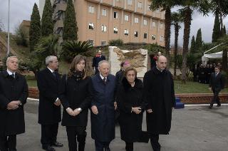 Cerimonia di commemorazione del Capo Dipartimento del SISMI, Nicola Calipari