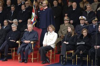 Cerimonia di commemorazione del Capo Dipartimento del SISMI, Nicola Calipari