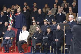 Cerimonia di commemorazione del Capo Dipartimento del SISMI, Nicola Calipari