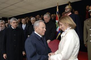 Cerimonia di commemorazione del Capo Dipartimento del SISMI, Nicola Calipari